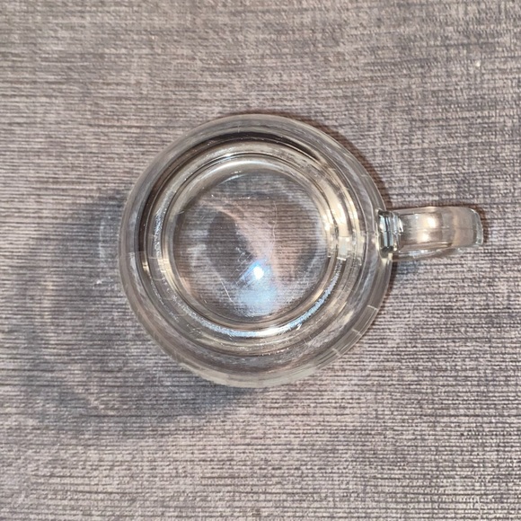 Vtg Nestle Nescafe Etched Glass World Map Mug - Picture 6 of 8